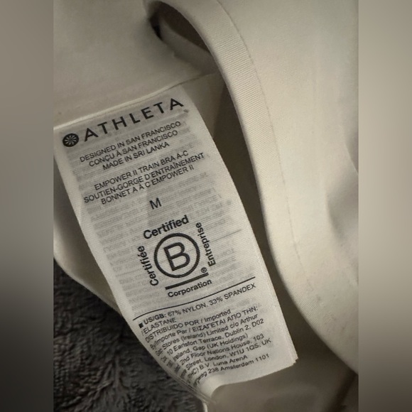 Athleta Empower Train Sports Bra New A-C - Picture 10 of 10